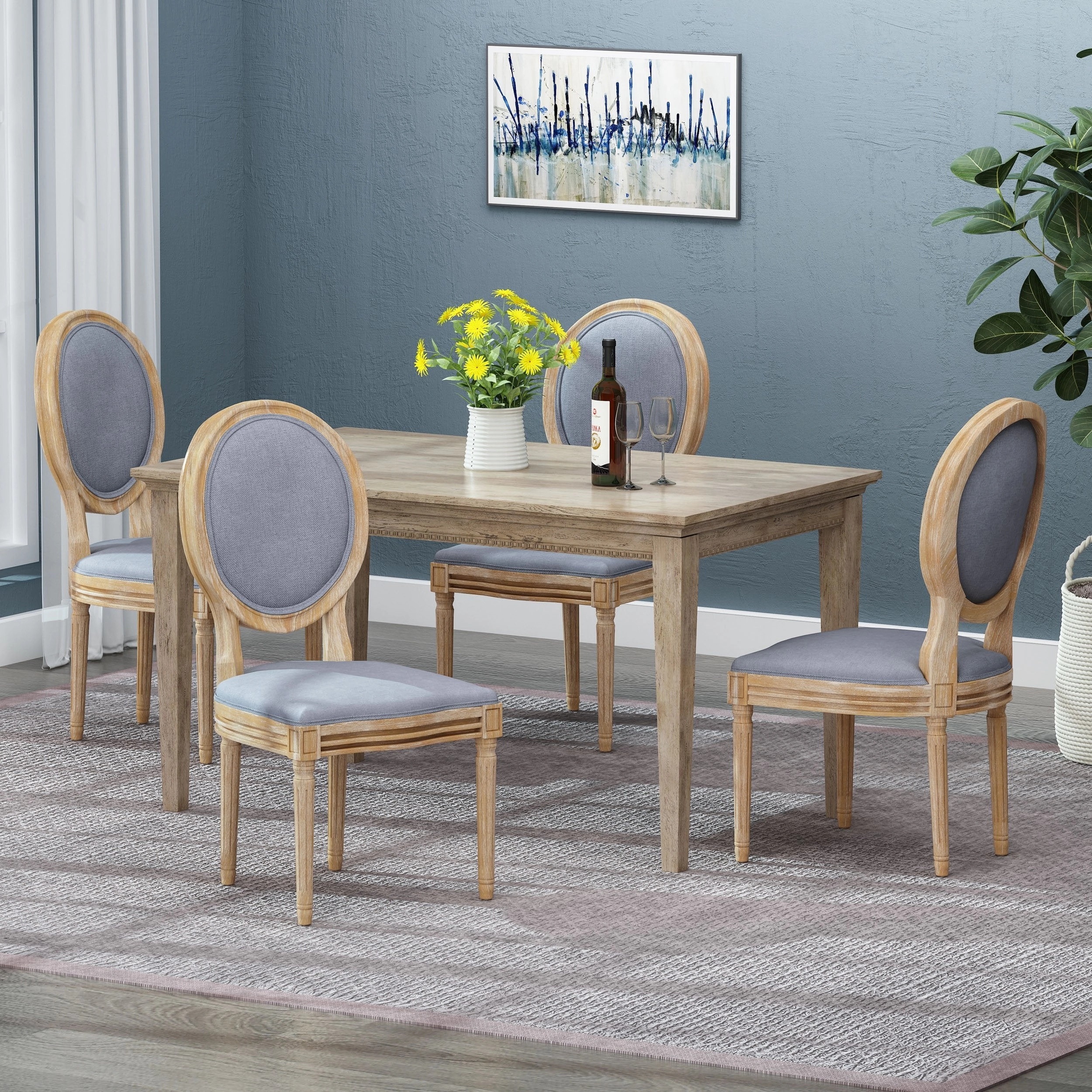 French Country Dining Chairs (Set of 4) - NH008213