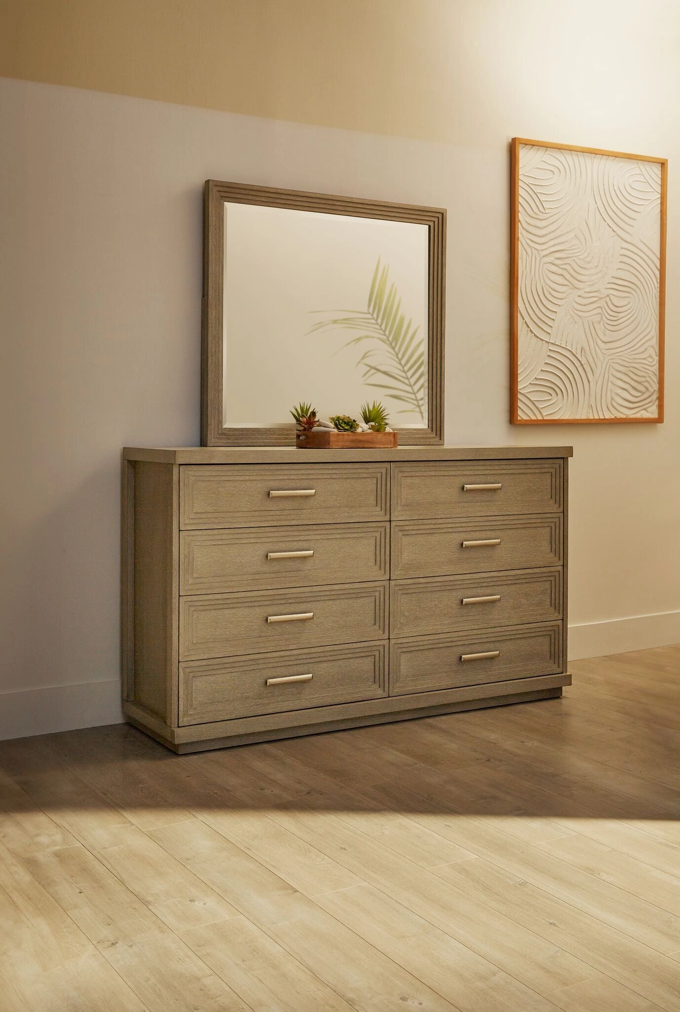 Fresh Perspective Cascade Mirror - Dovetail Grey