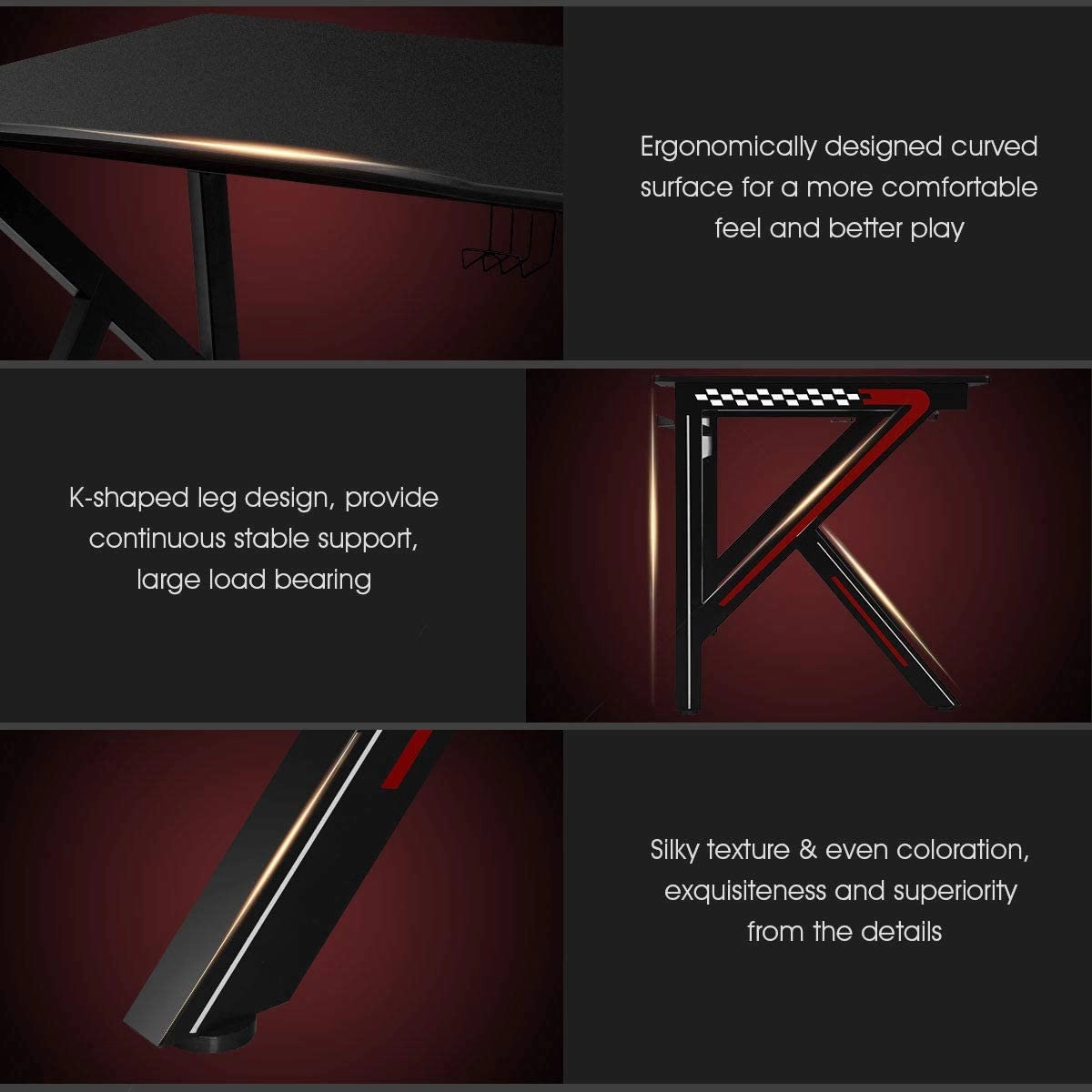 Gaming Desk, E-Sports Computer Desk Table
