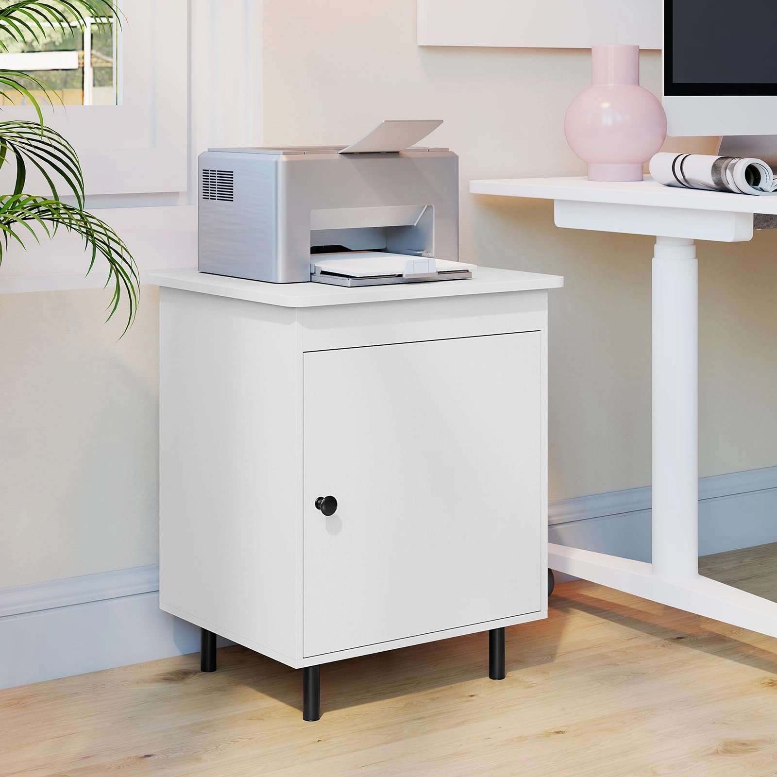 Gianex Wood Sofa Side Tables Storage Cabinet for Bedroom