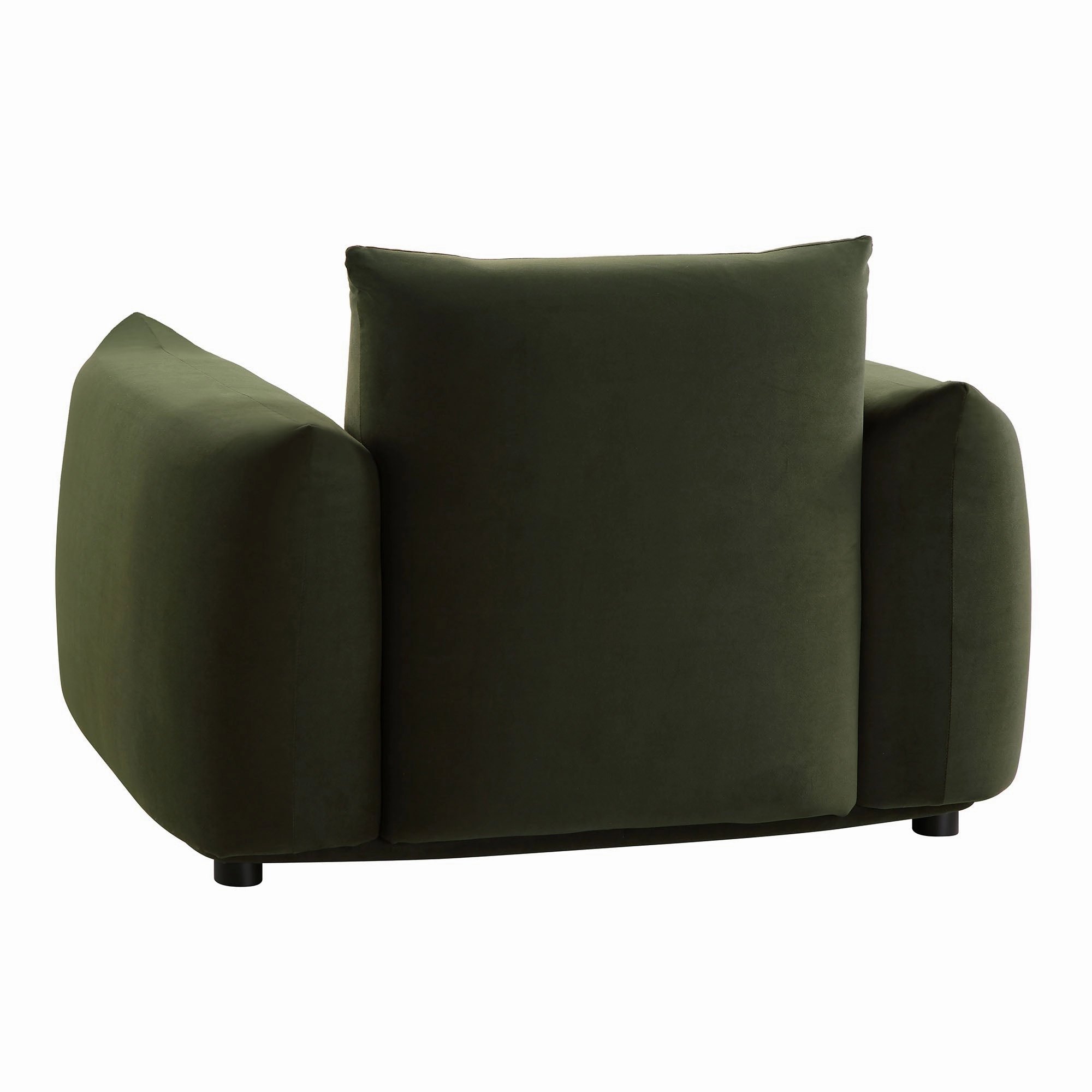 Gianni Armchair, Moss Green Velvet