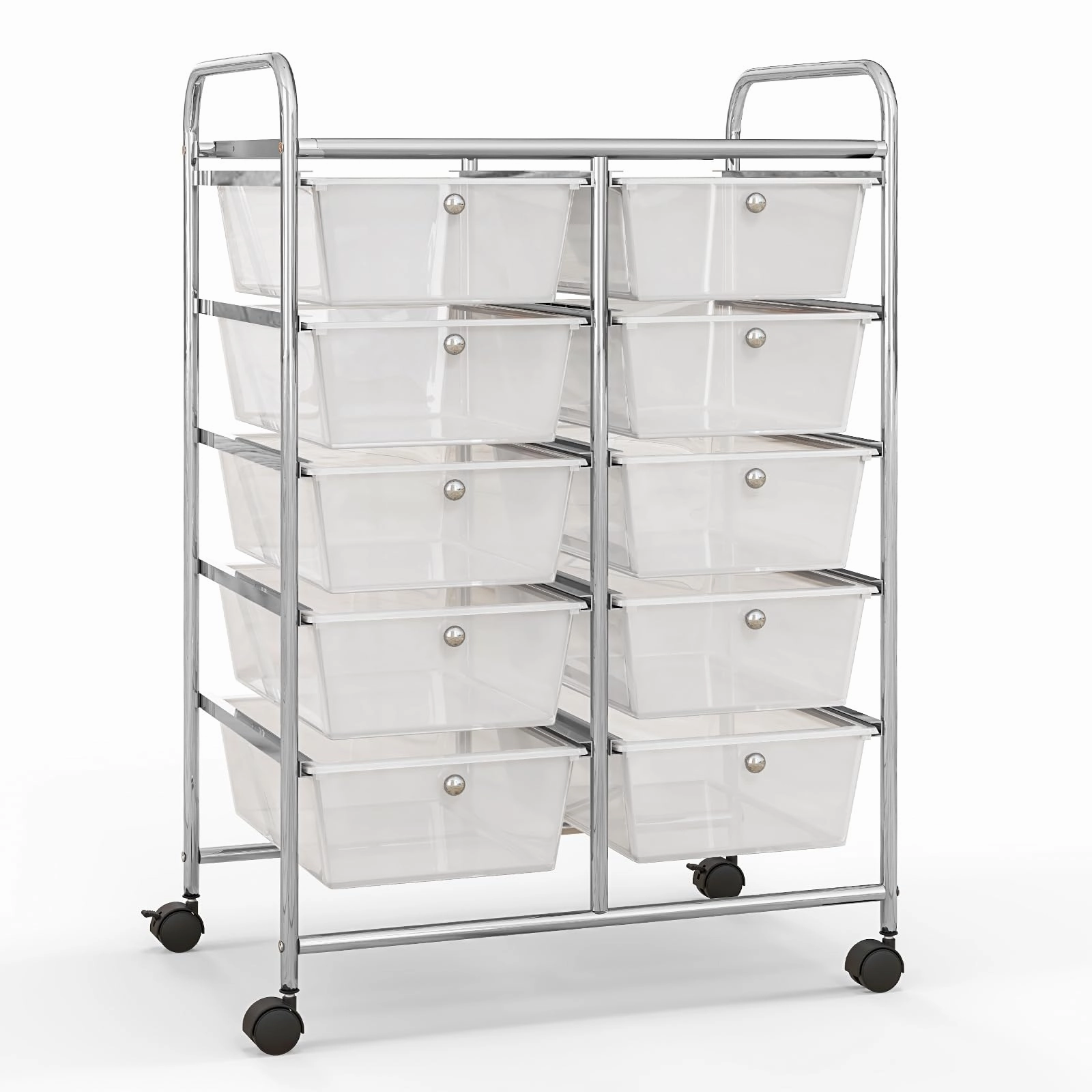 Giantex 10 Drawers Rolling Cart, Classroom Organizers