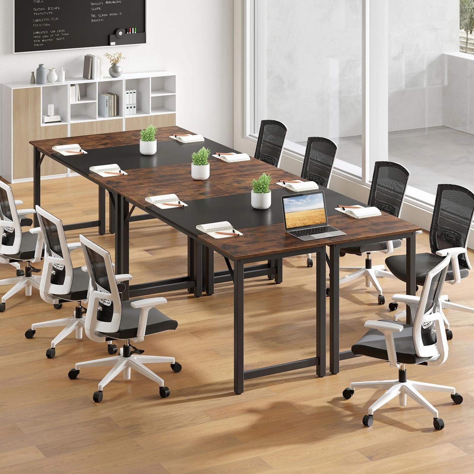Giantex 1/2/4/6 PCS 63" x 24" Rectangular Large Meeting Room Desk