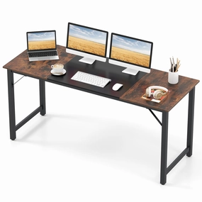 Giantex 1/2/4/6 PCS 63" x 24" Rectangular Large Meeting Room Desk patio decor, garden accessories