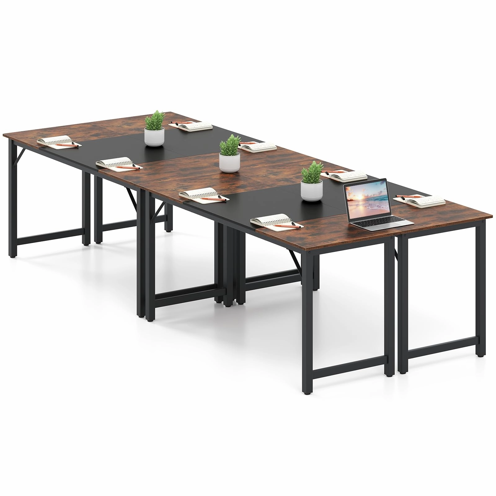 Giantex 1/2/4/6 PCS 63" x 24" Rectangular Large Meeting Room Desk