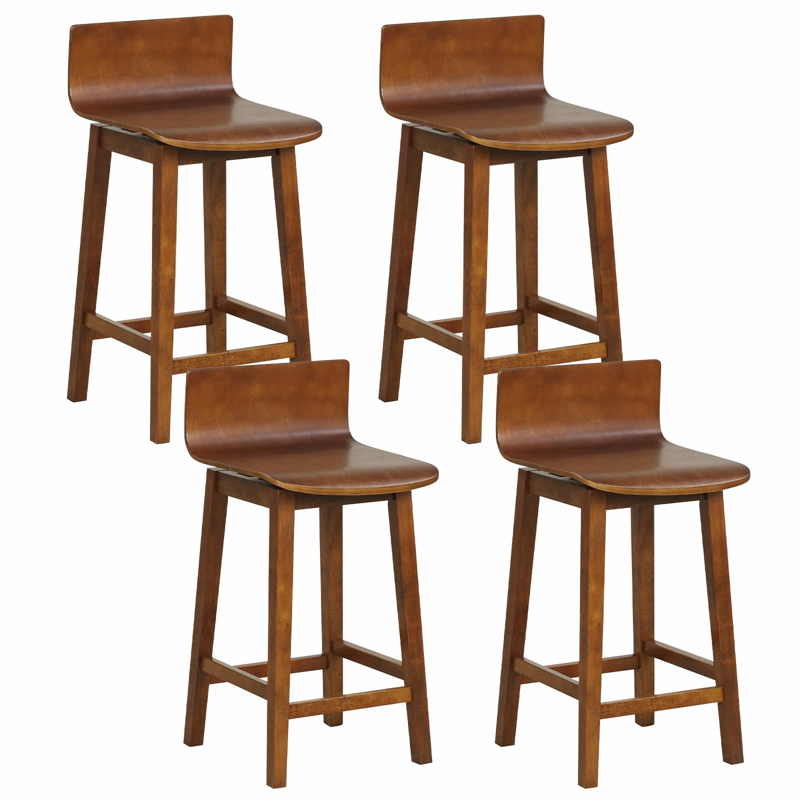 Giantex 24.5" Swivel Bar Stools Set of 2/4 kitchen towel, placemats