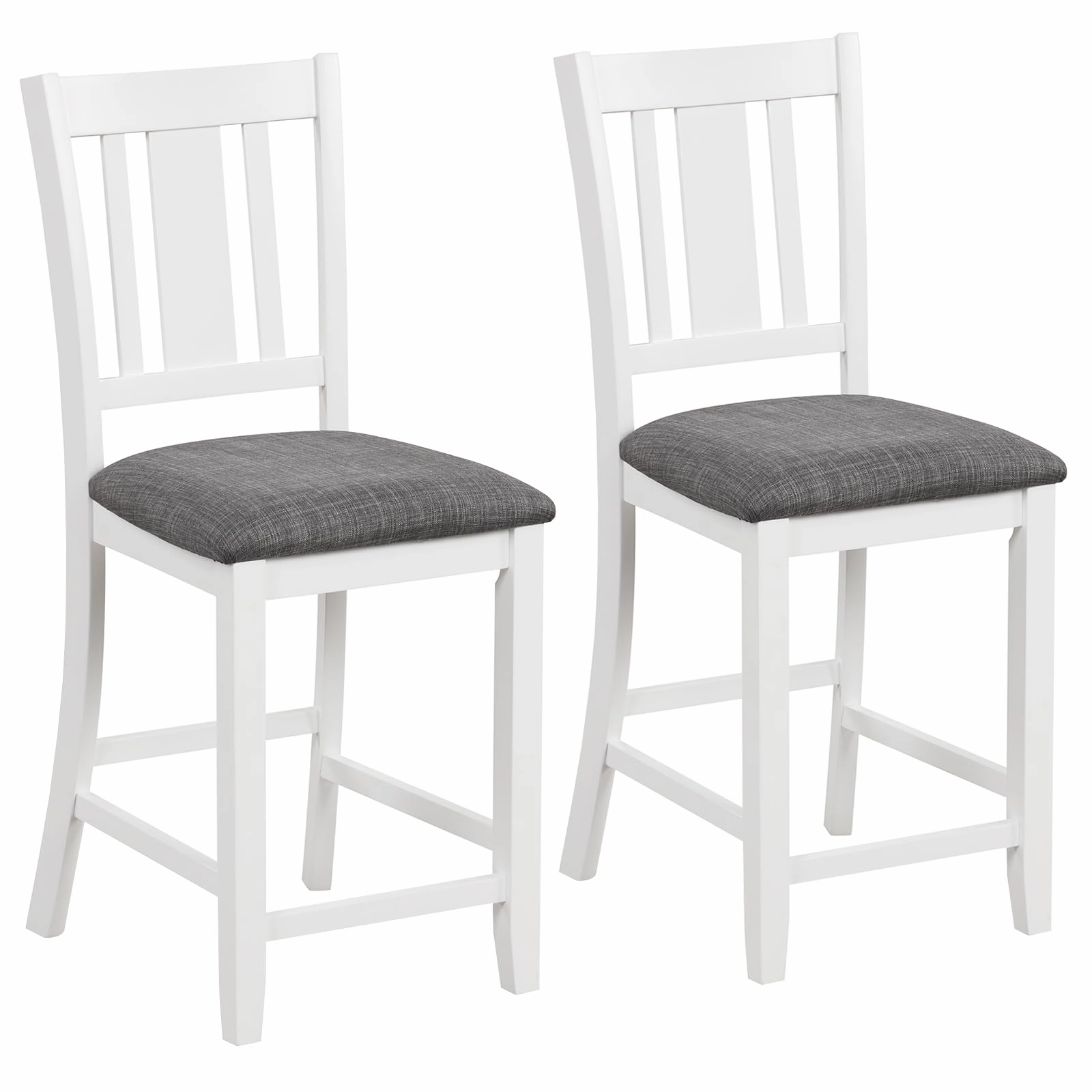 Giantex 24 Inch Modern Counter Height Stools with Footrest kitchen towel, placemats
