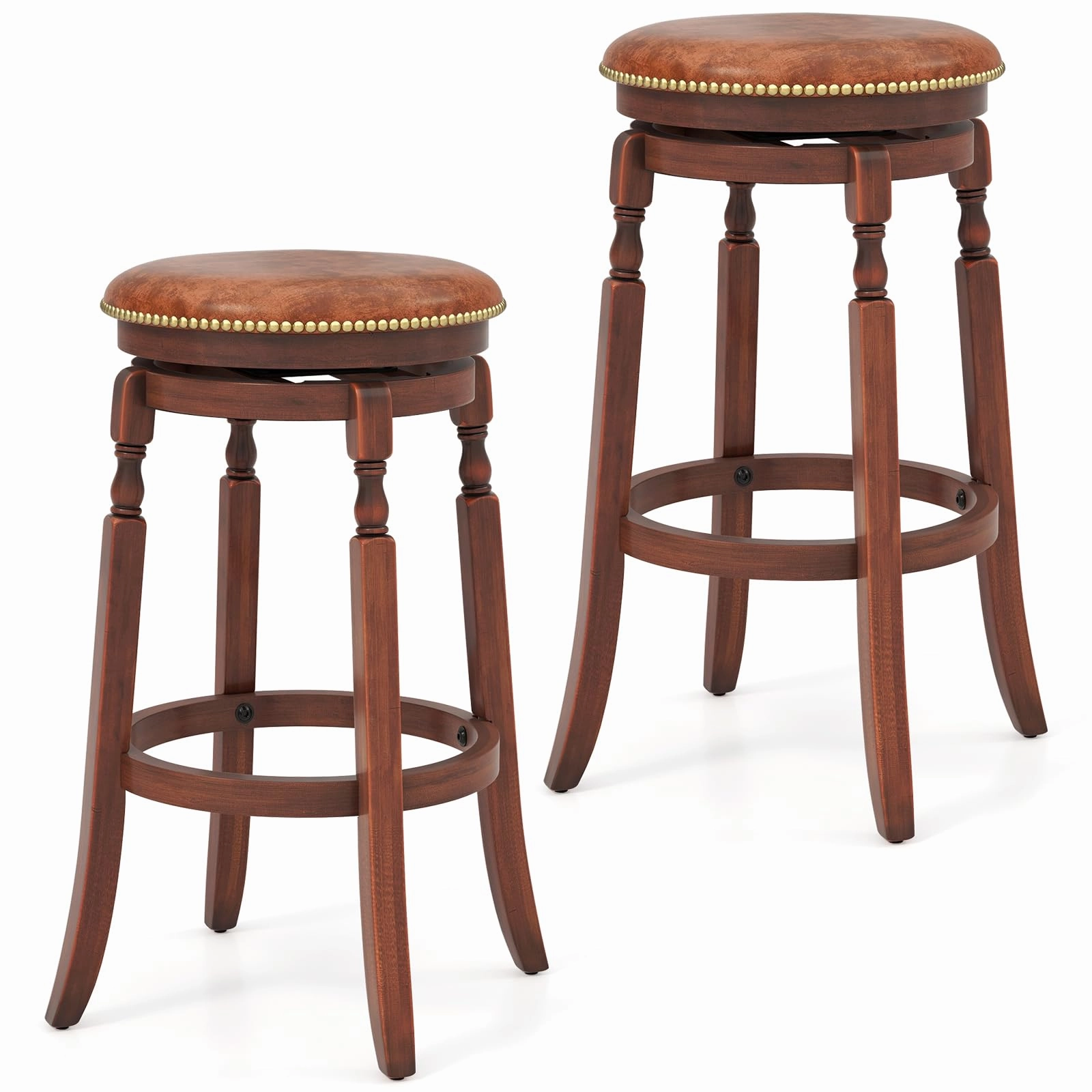 Giantex 24" /29.5" Swivel Bar Stools