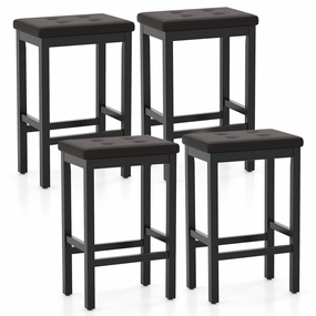 Giantex 24" Bar Stools Set kitchen towel, placemats