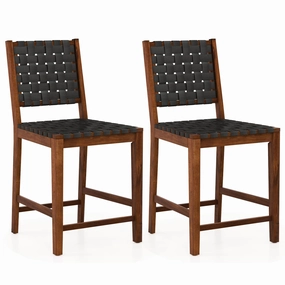 Giantex 24" Counter Height Bar Stools Set of 2 kitchen towel, placemats
