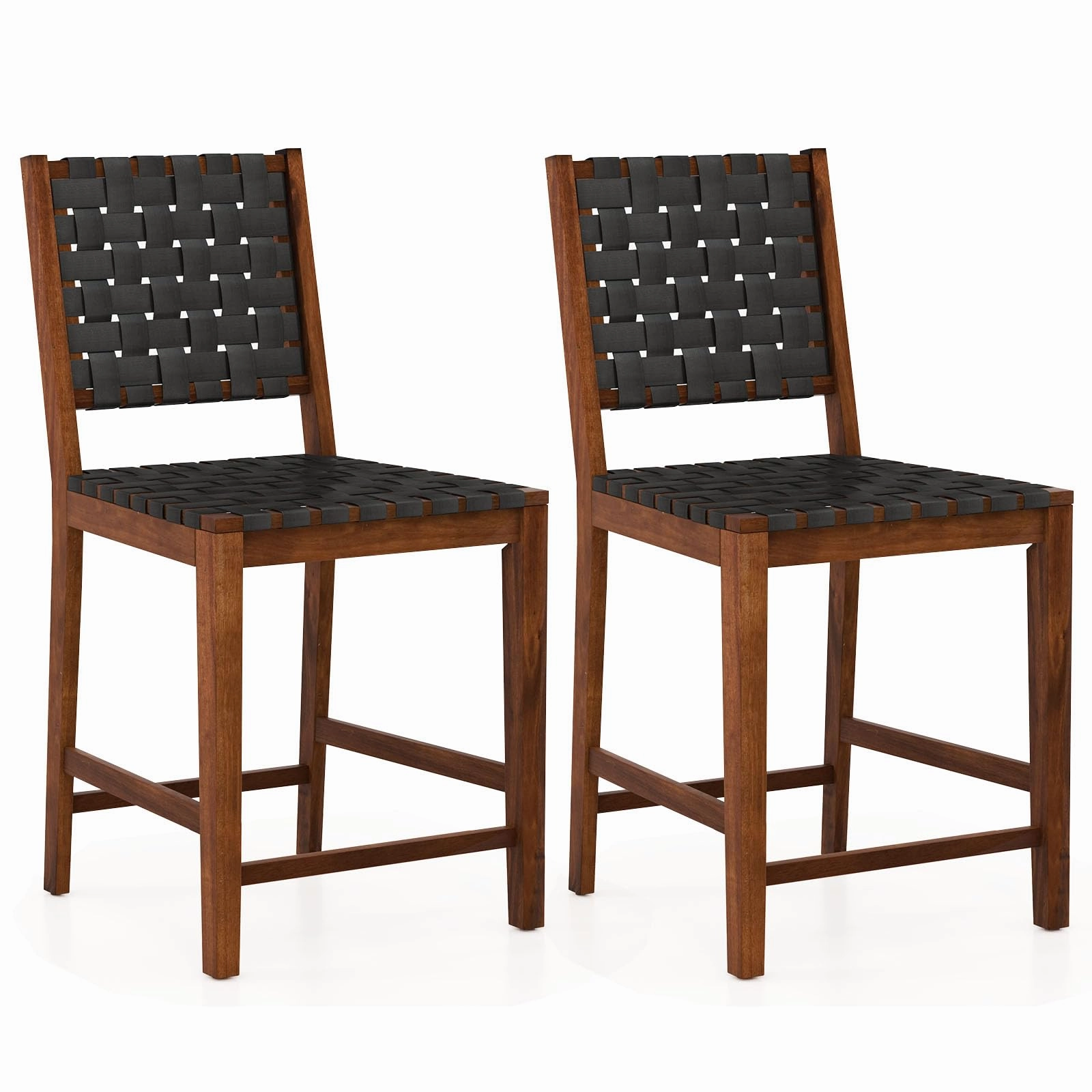 Giantex 24" Counter Height Bar Stools Set of 2 kitchen towel, placemats
