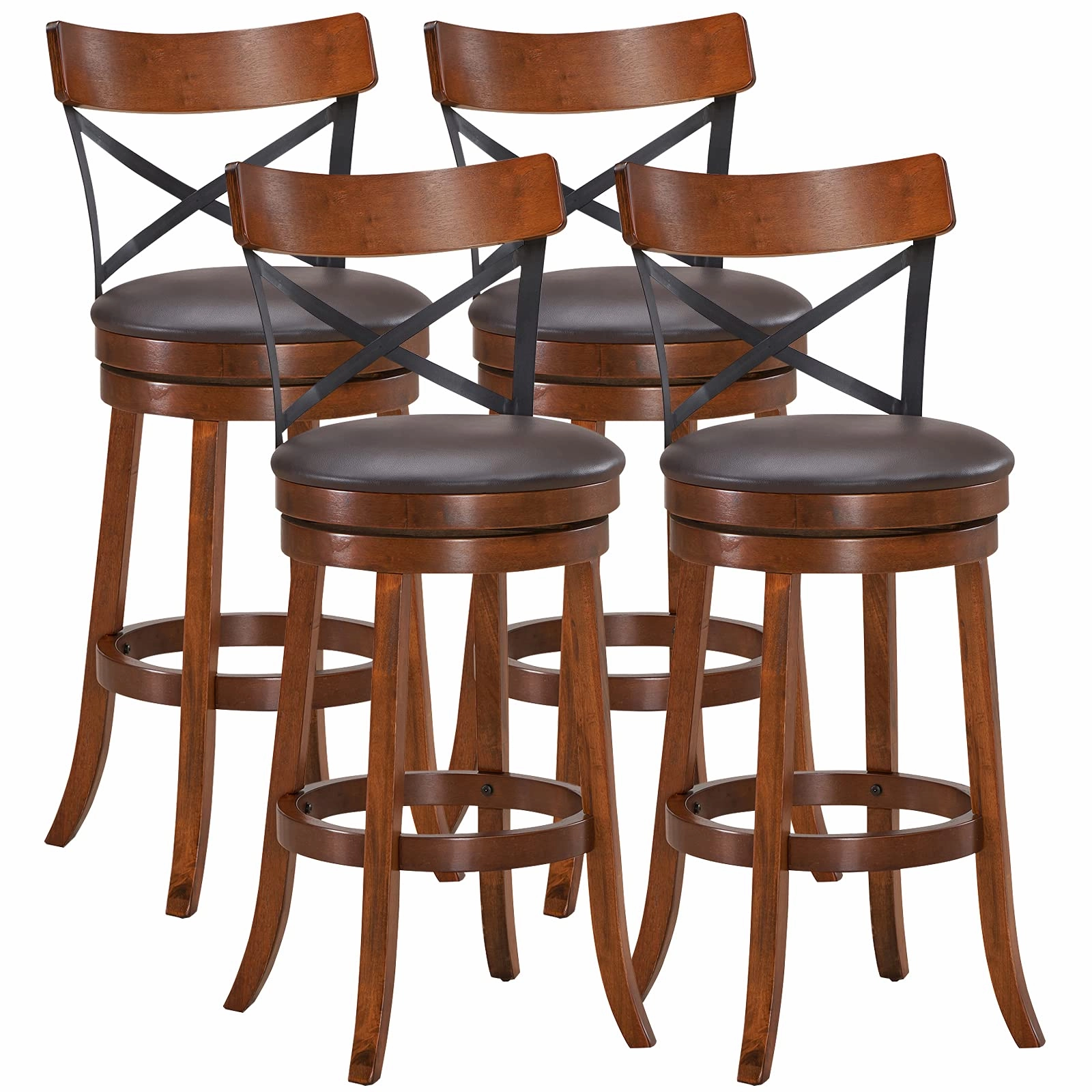 Giantex 25Height Kitchen Counter Bar Stools for Kitchen Island, Pub, and Restaurant