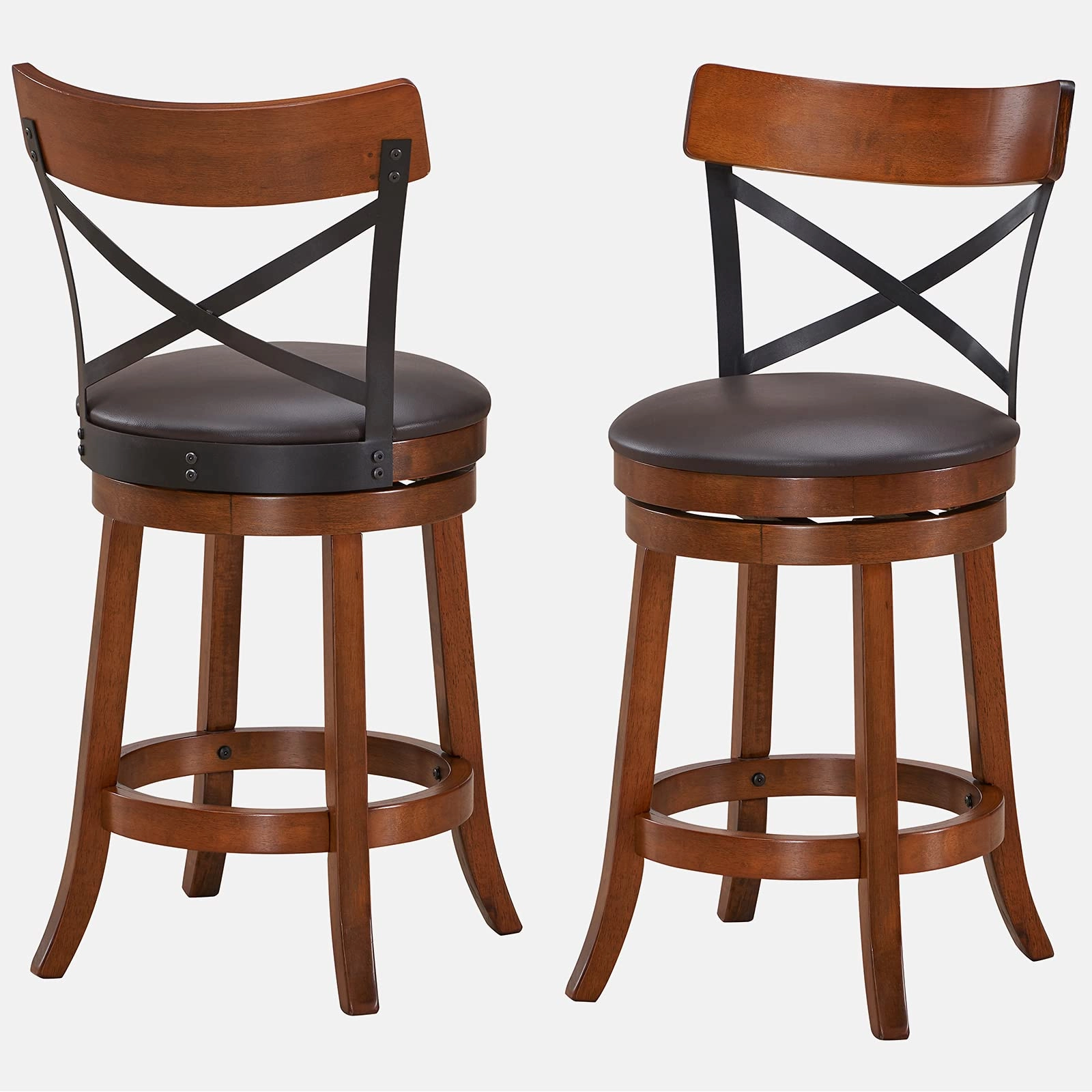 Giantex 25Height Kitchen Counter Bar Stools for Kitchen Island, Pub, and Restaurant kitchen towel, placemats