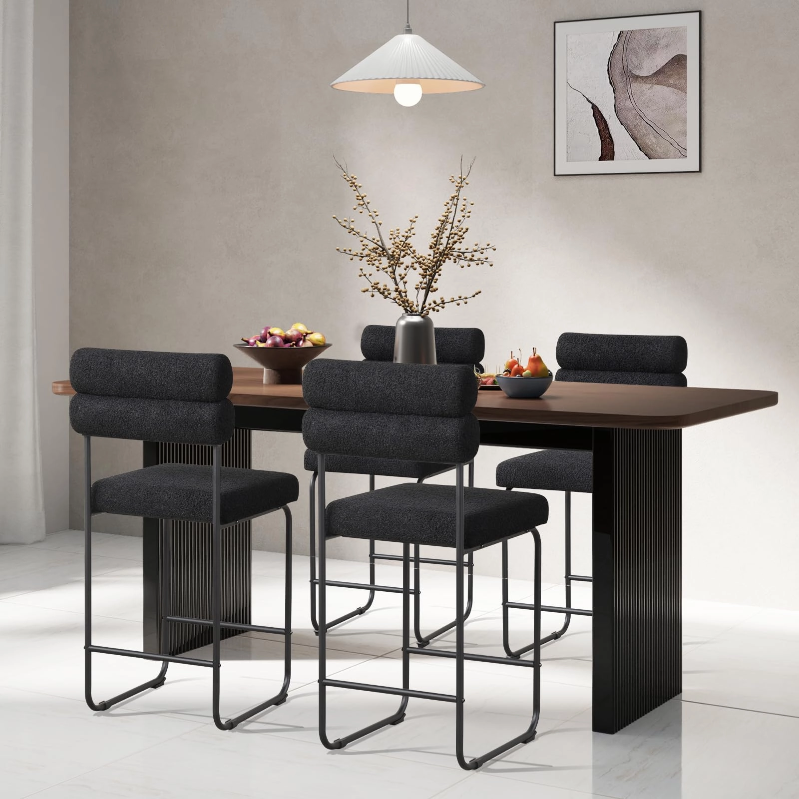 Giantex 26" Counter Height Bar Stools Set of 2/4