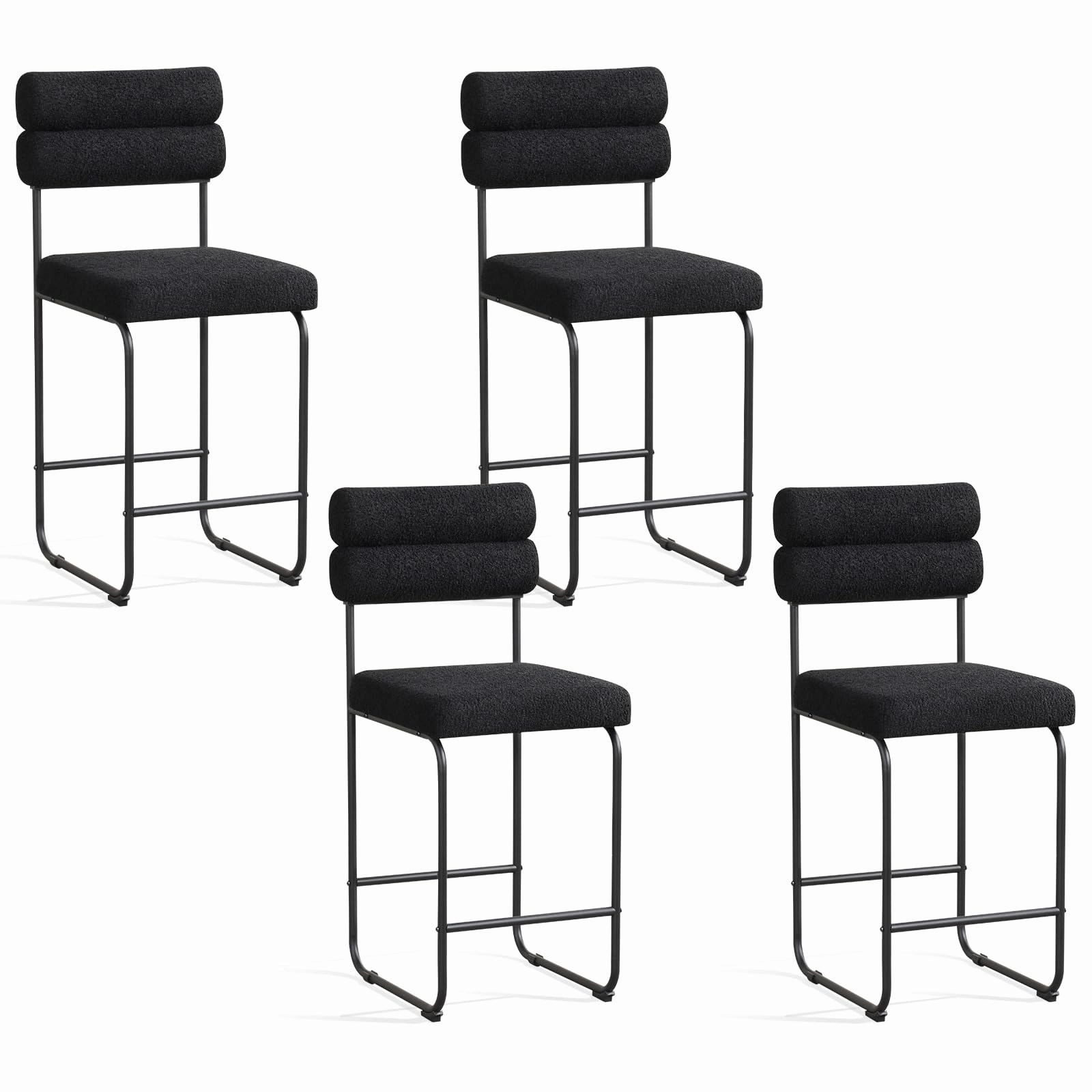 Giantex 26" Counter Height Bar Stools Set of 2/4 kitchen towel, placemats