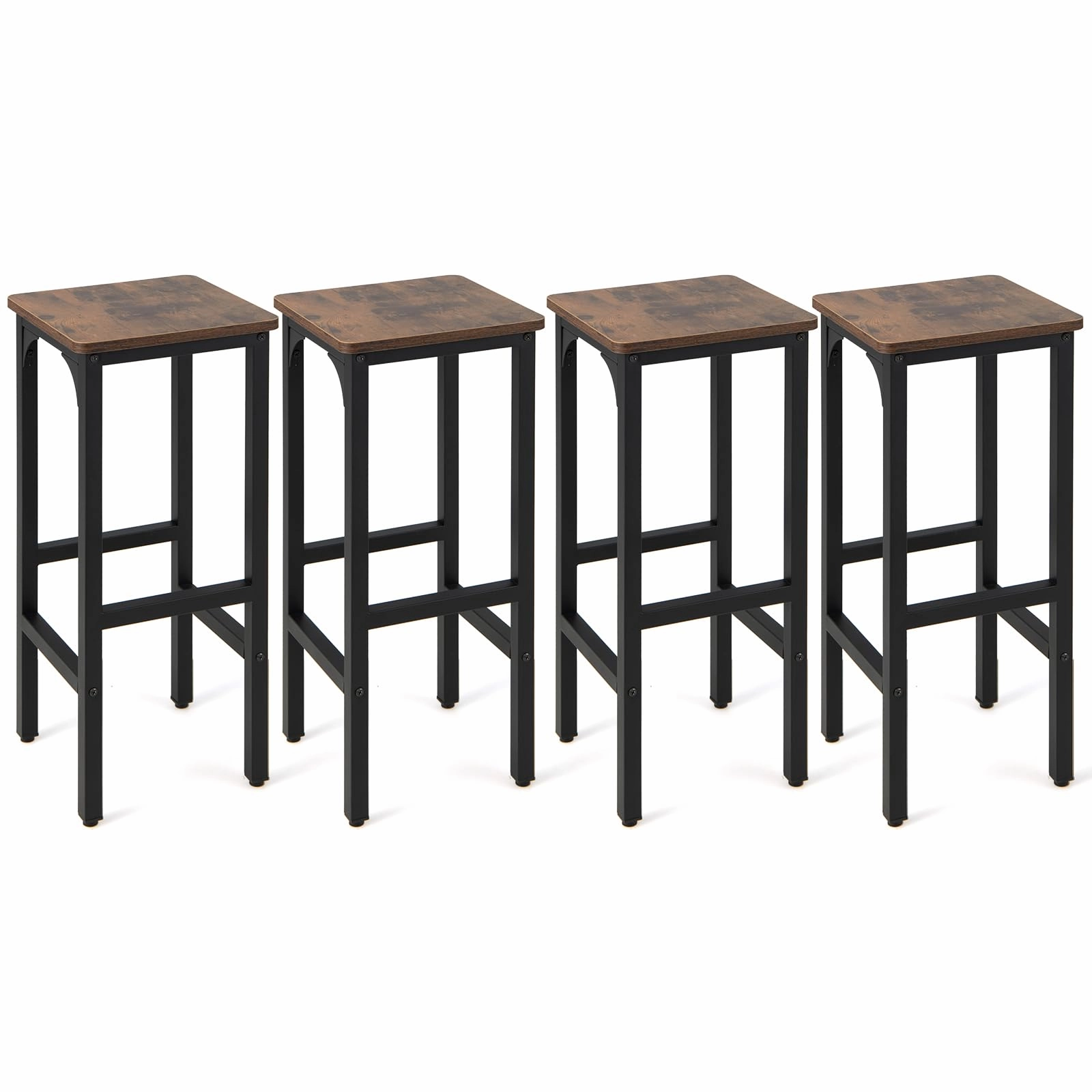 Giantex 28" Counter Height Bar Stools Set of 4 kitchen towel, placemats