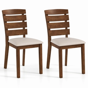 Giantex  2/4 Wooden Dining Chairs Set kitchen towel, placemats