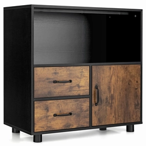 Giantex 2 Drawer File Cabinet - Lateral Filing Storage Cabinet with Industrial Style, 31.5 x 16 x 31.5 inches outdoor dining set, patio table
