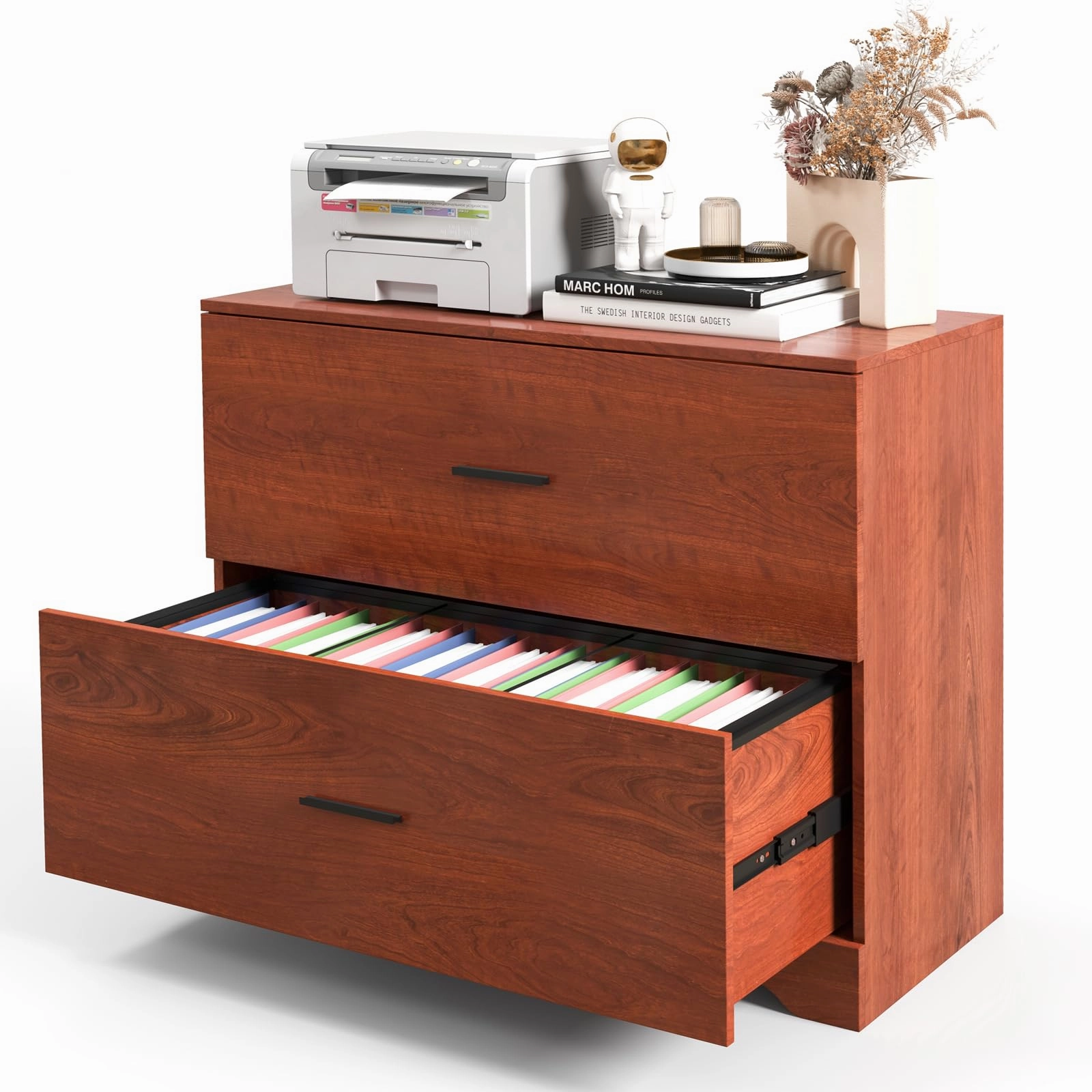 Giantex 2-Drawer Lateral File Cabinet Printer Stand