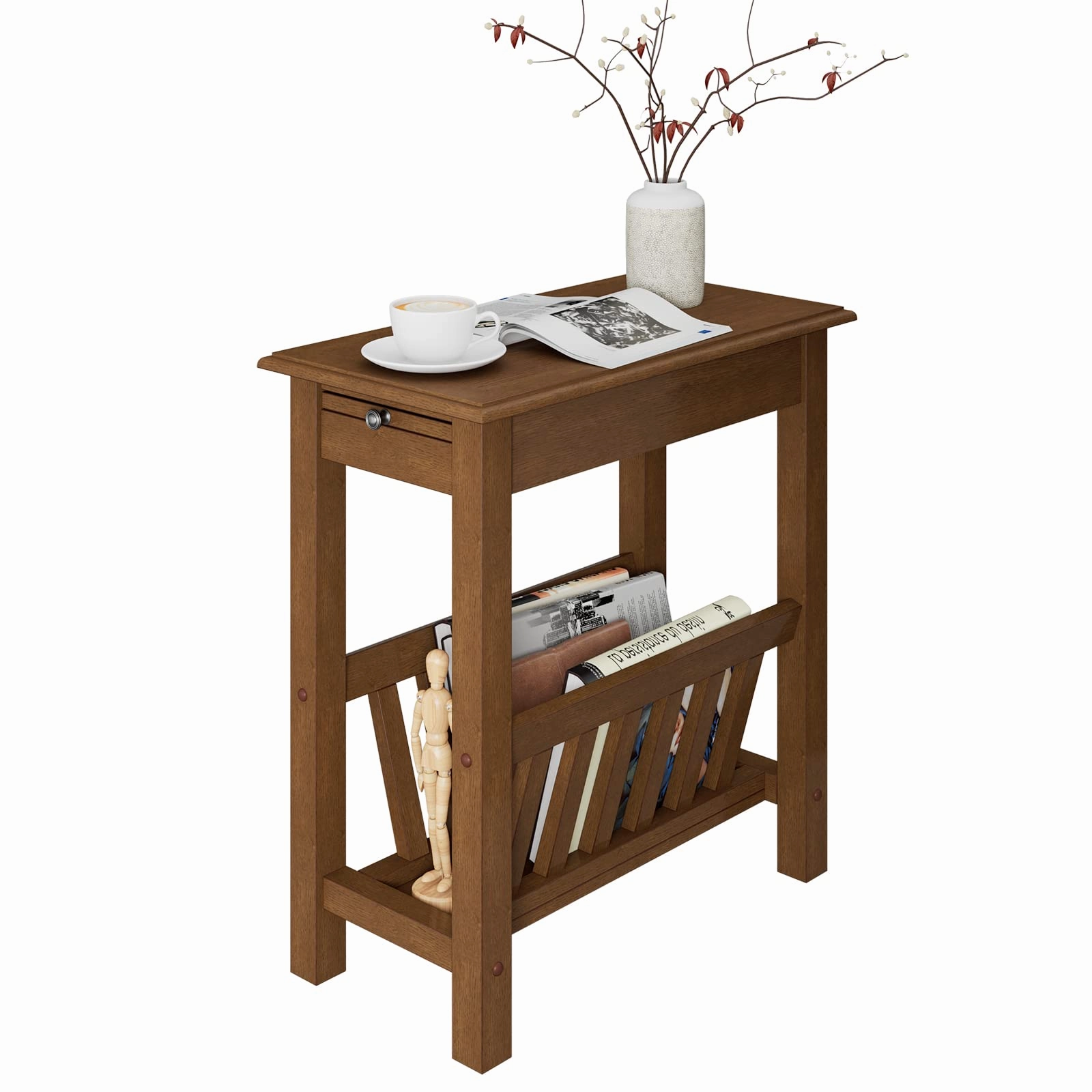 Giantex 2-Tier Narrow End Table