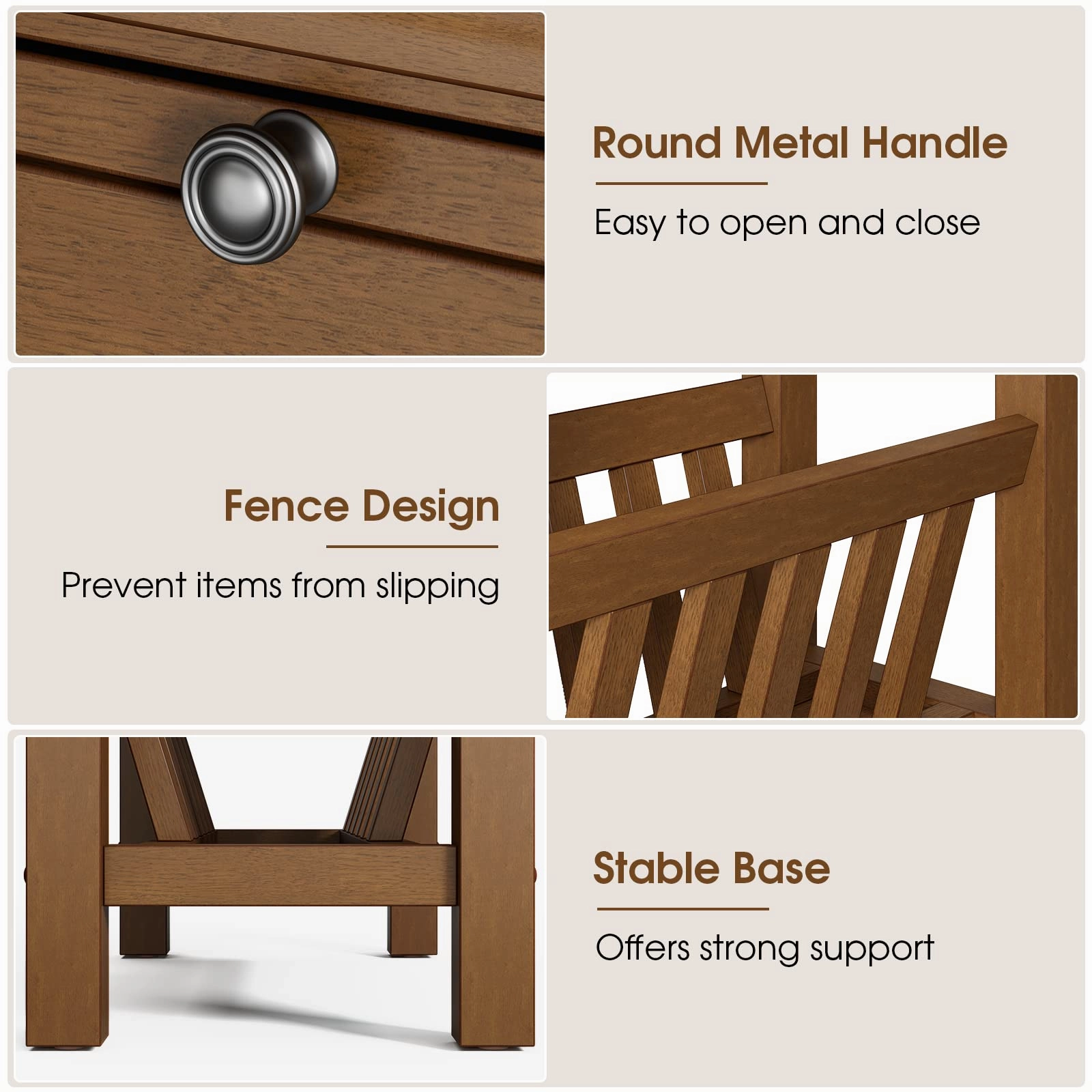 Giantex 2-Tier Narrow End Table