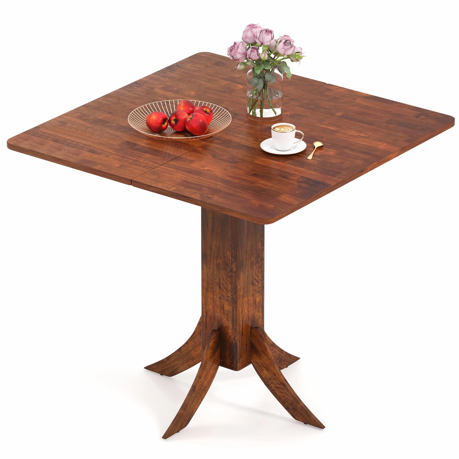 Giantex 33-Inch Square Dining Table for 2-4 People kitchen towel, placemats