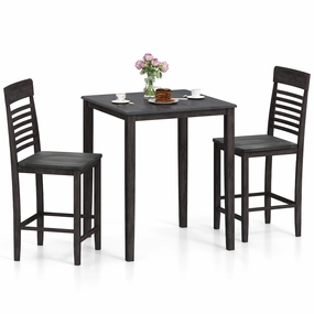Giantex 3-Piece Dining Table Set for 2 for Small Place kitchen towel, placemats