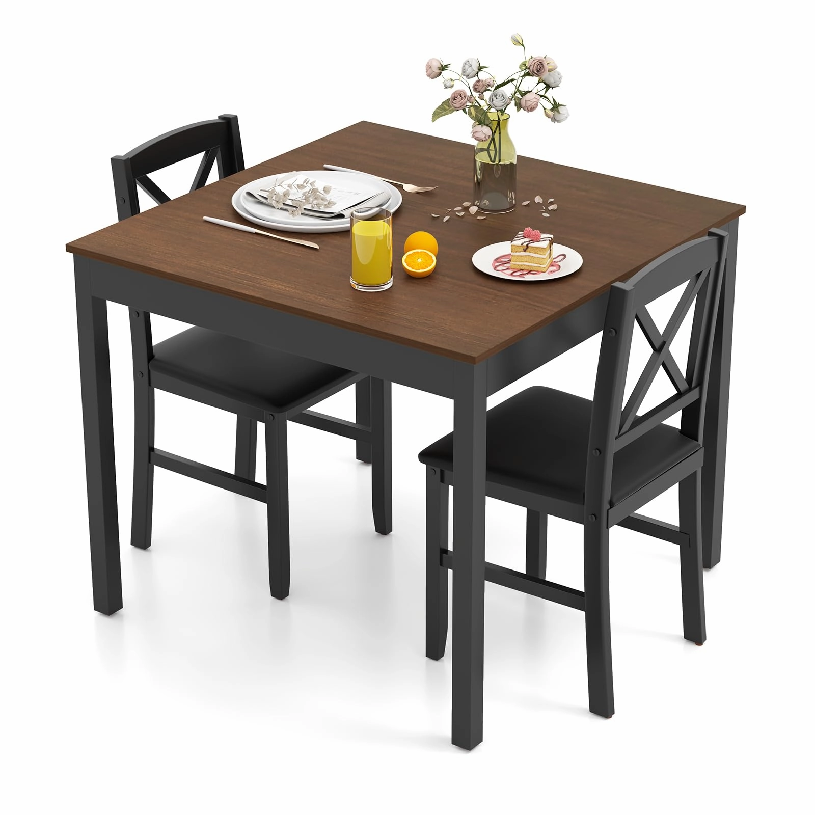 Giantex 3-Piece Dining Table Set for 2 kitchen towel, placemats