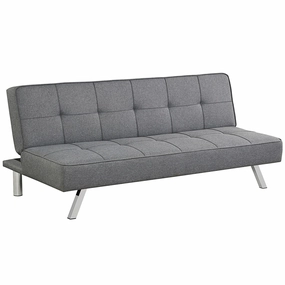 Giantex 3-Seat Convertible Sofa Bed, Sofa Bed w/ 3 Adjustable Angles sectional sofa, corner couch