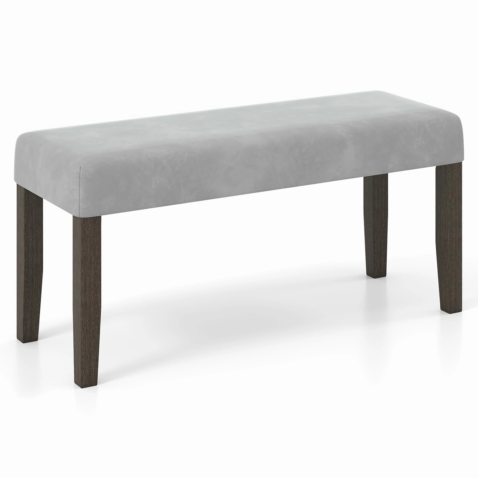 Giantex 42" Upholstered Dining Bench with Velvet Padded Seat kitchen towel, placemats