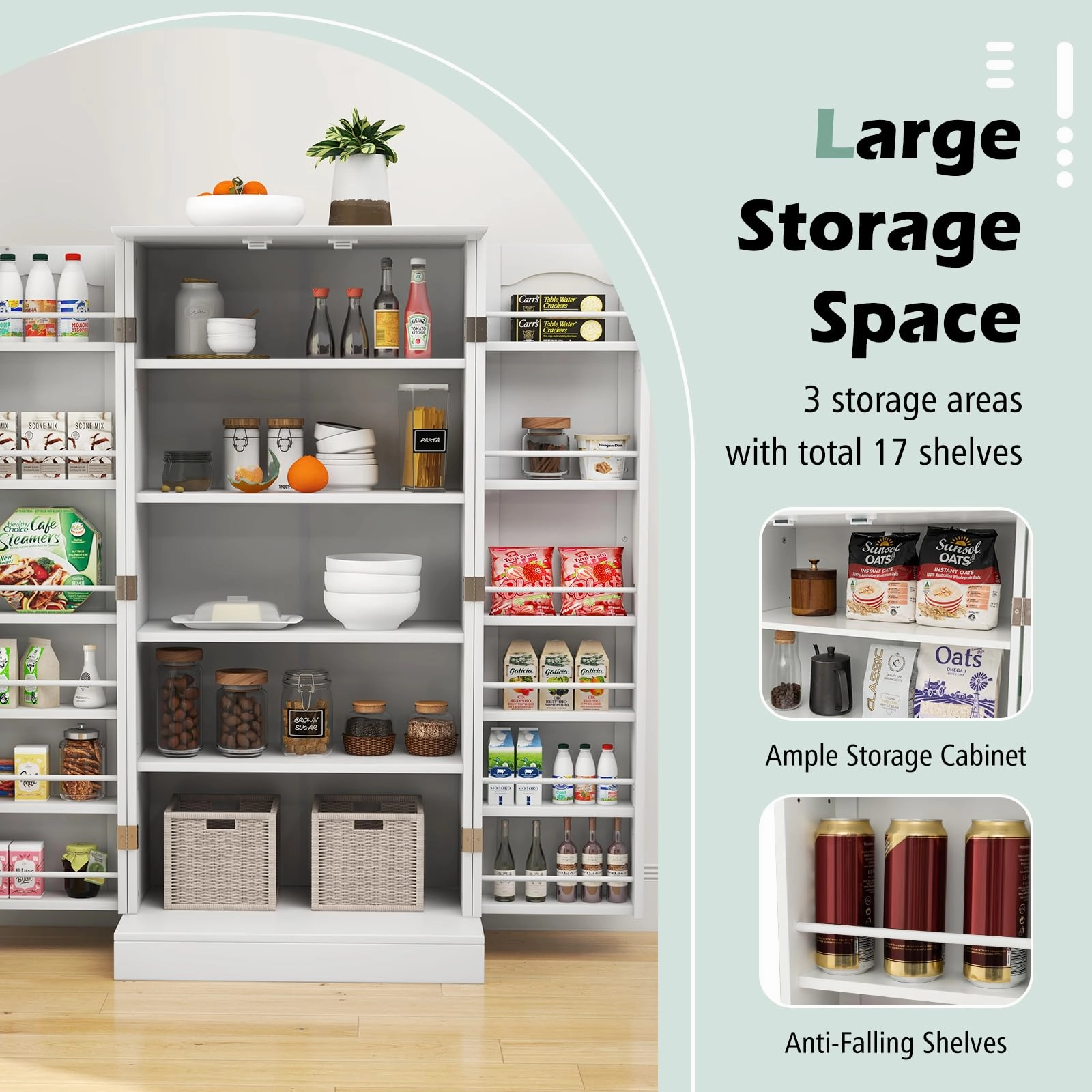 Giantex 47.5 Kitchen Storage Cabinet