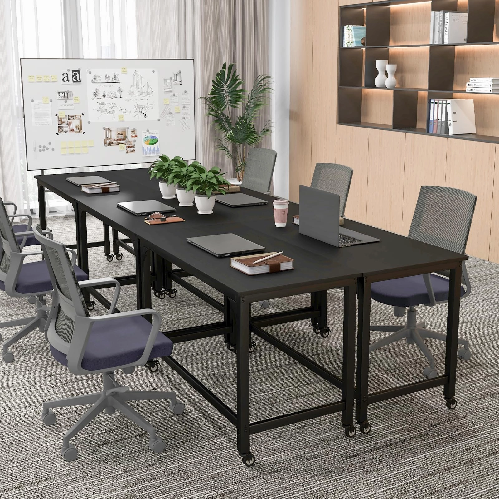 Giantex 48" Rolling Computer Desk
