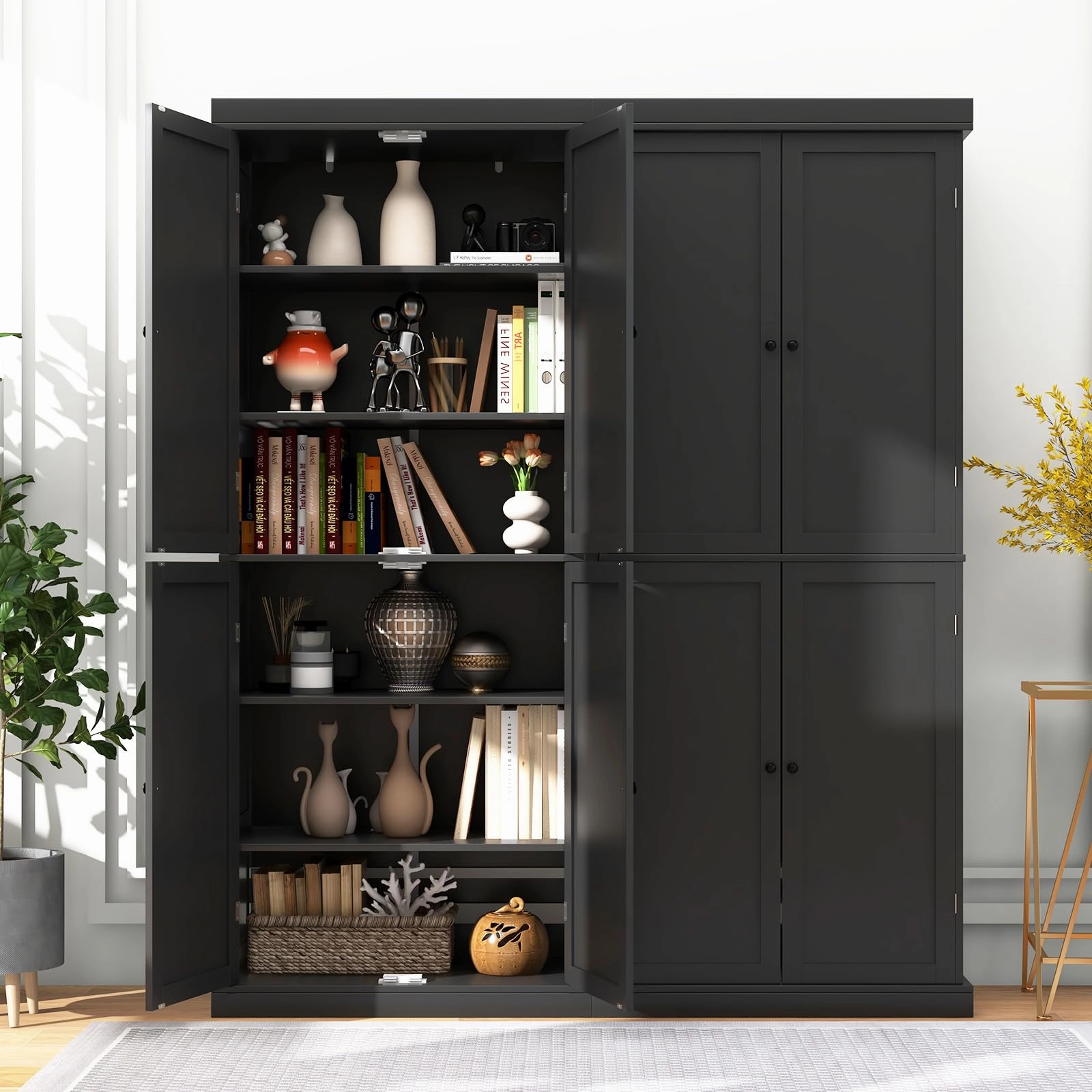 Giantex 4 Door Kitchen Pantry