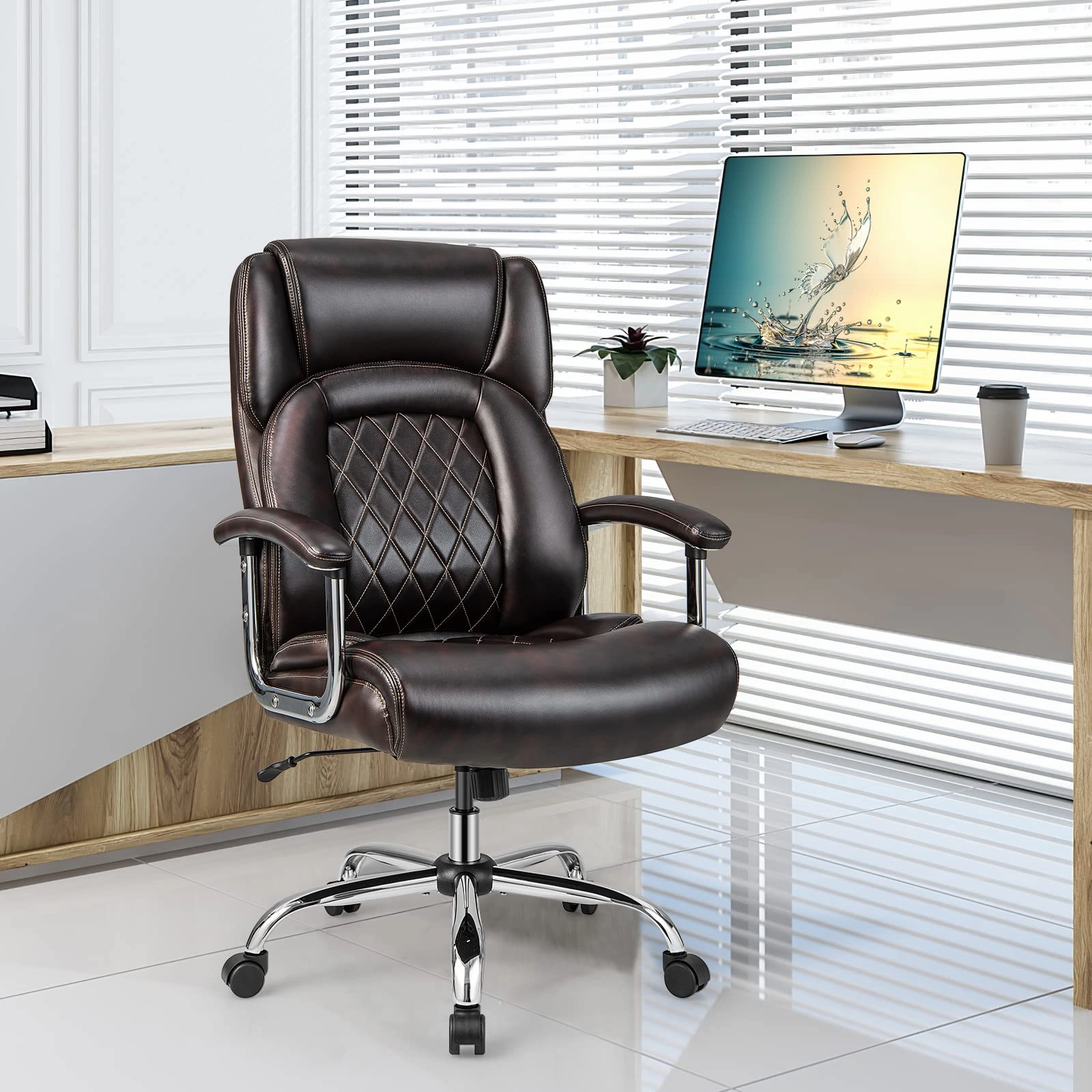 Giantex 500LBS Big and Tall Office Chair