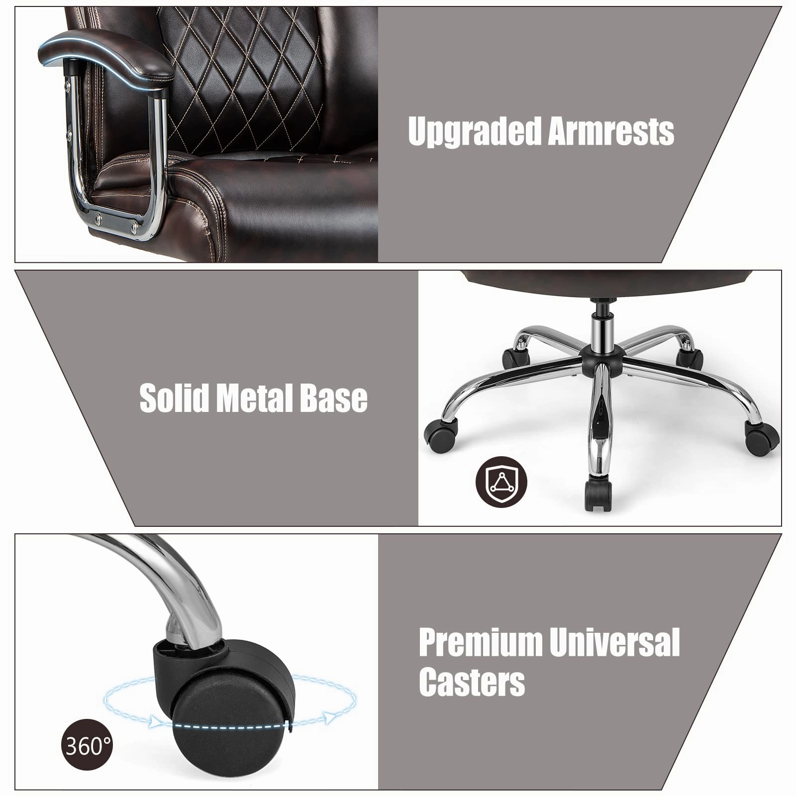 Giantex 500LBS Big and Tall Office Chair