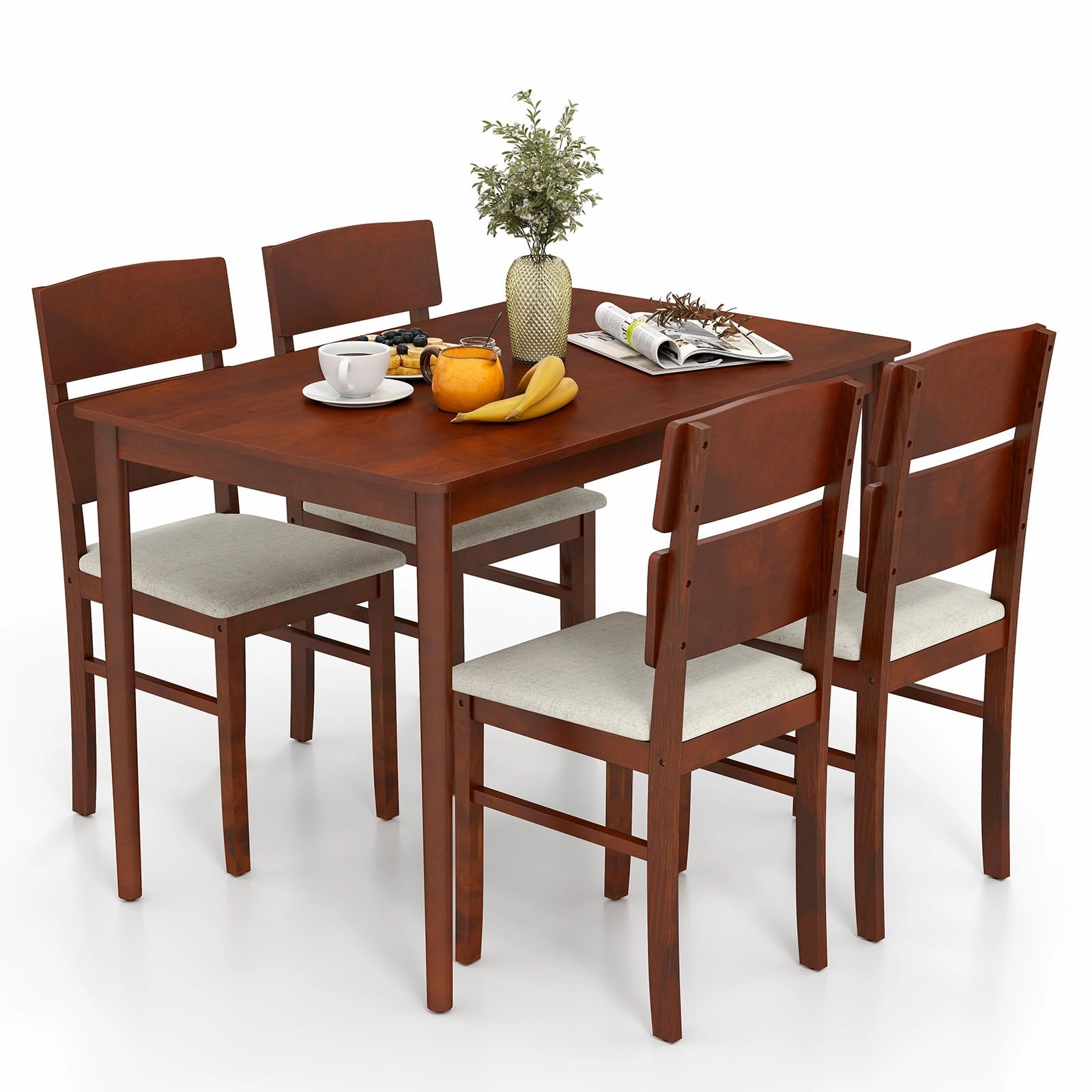 Giantex 5-Piece Dining Table Set for 4 kitchen towel, placemats