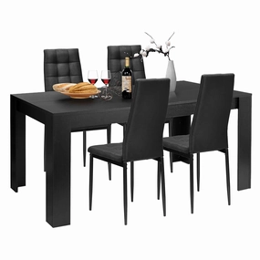 Giantex 5 Piece Dining Table Set kitchen towel, placemats
