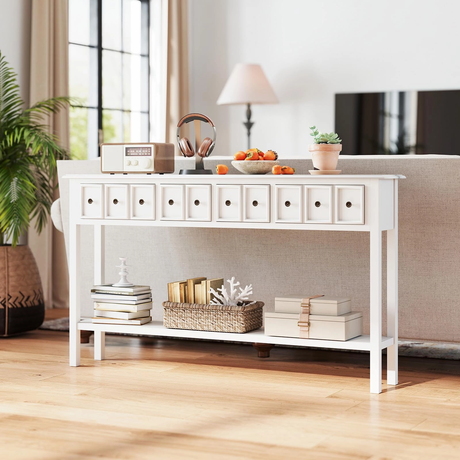 Giantex 60" Entryway Table Long Narrow Console Table