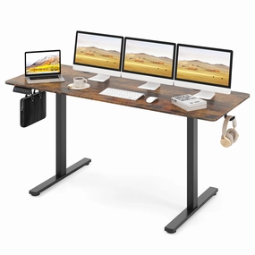 Giantex 63" x 24" Electric Standing Desk with Adjustable Height patio decor, garden accessories