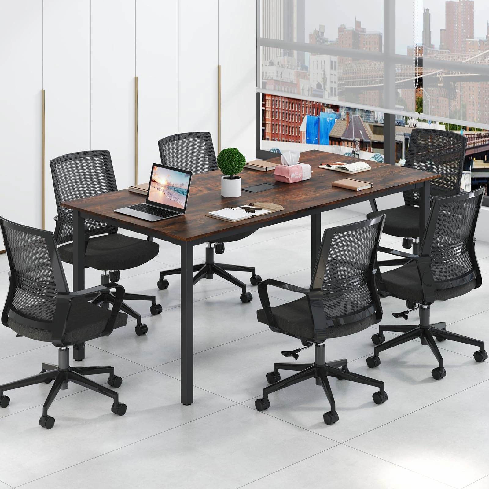 Giantex 6 FT Conference Table for 8-10 People