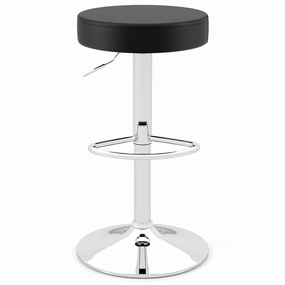 Giantex Adjustable Height PU Leather Bar Chair with Swivel Padded Seat kitchen towel, placemats