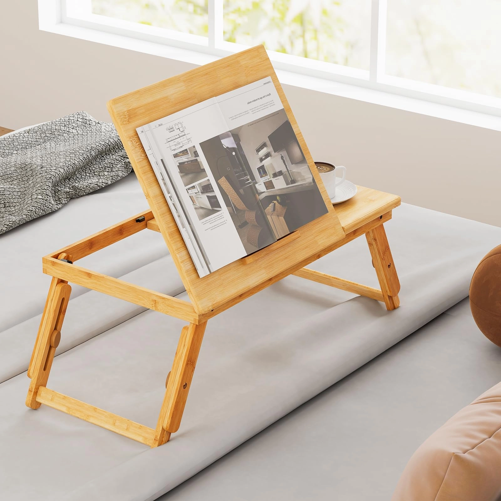 Giantex Bamboo Laptop Desk