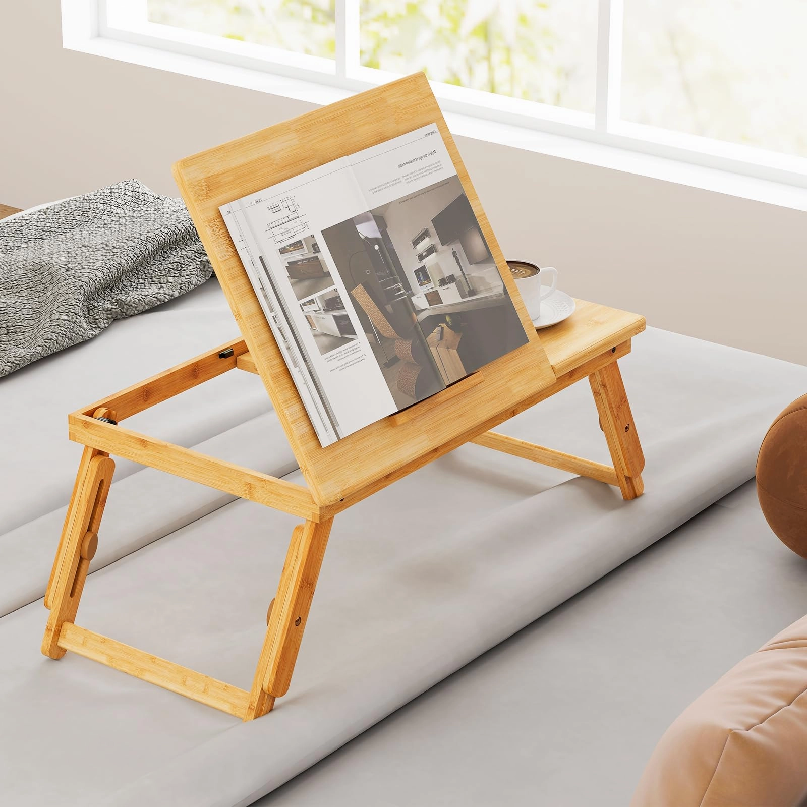Giantex Bamboo Laptop Desk