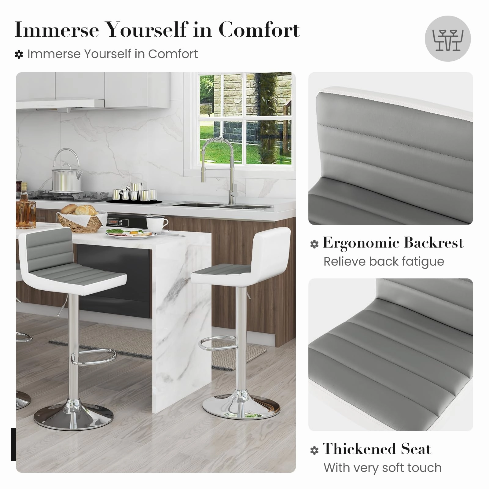 Giantex Bar Stools Set of 4