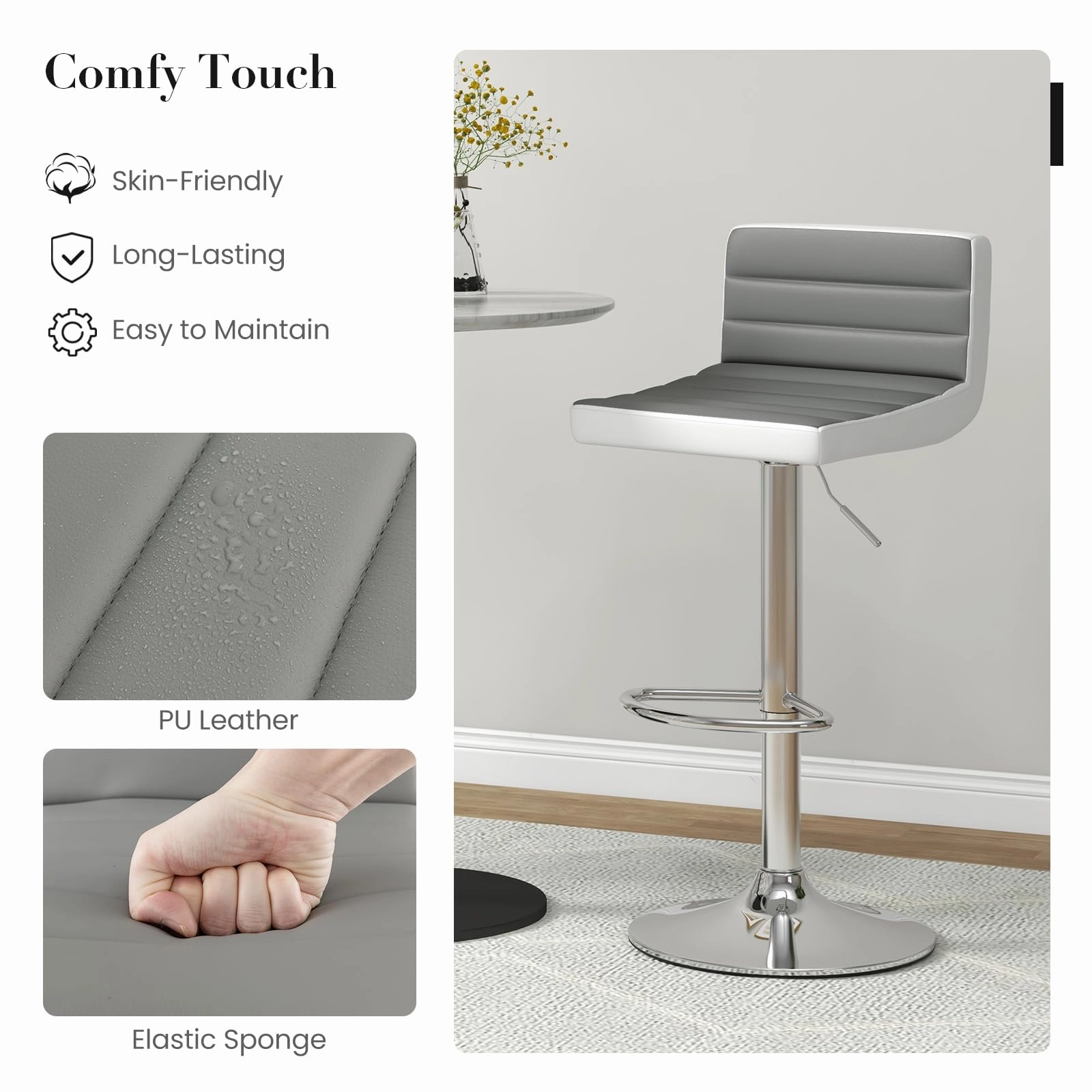 Giantex Bar Stools Set of 4