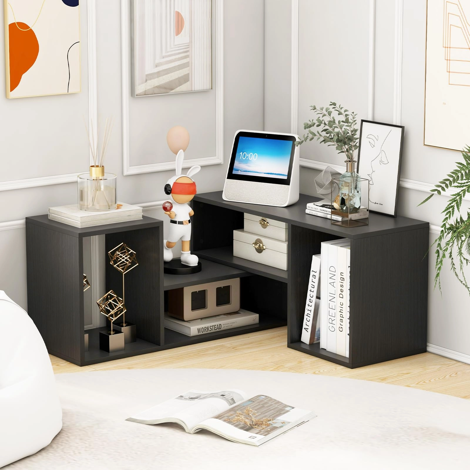 Giantex Bookshelf TV Stand for TVs up to 55"