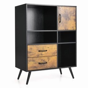 Giantex Buffet Cabinet with Storage kitchen towel, placemats