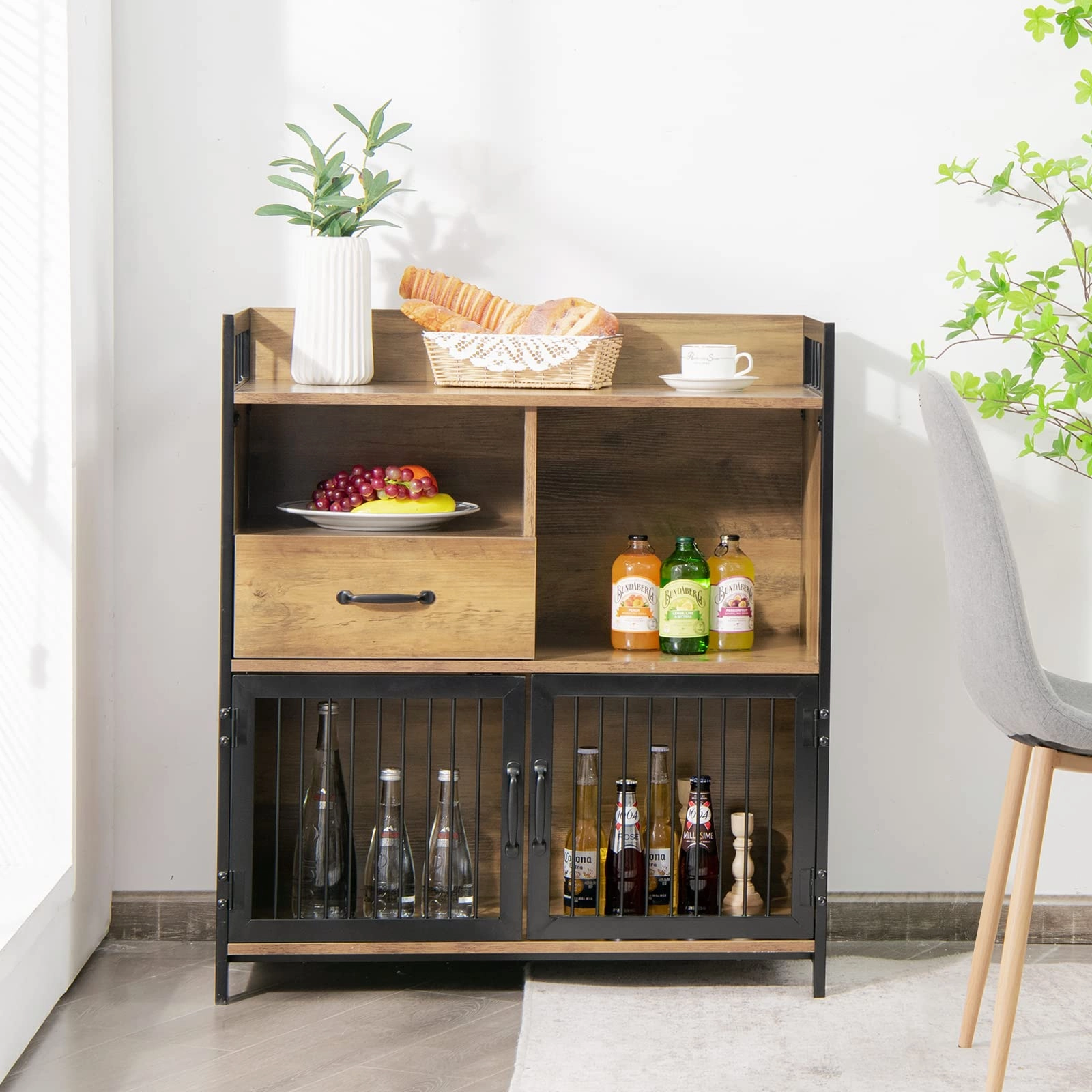 Giantex Buffet Cabinet with Storage, Kitchen Sideboard
