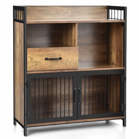 Giantex Buffet Cabinet with Storage, Kitchen Sideboard kitchen towel, placemats