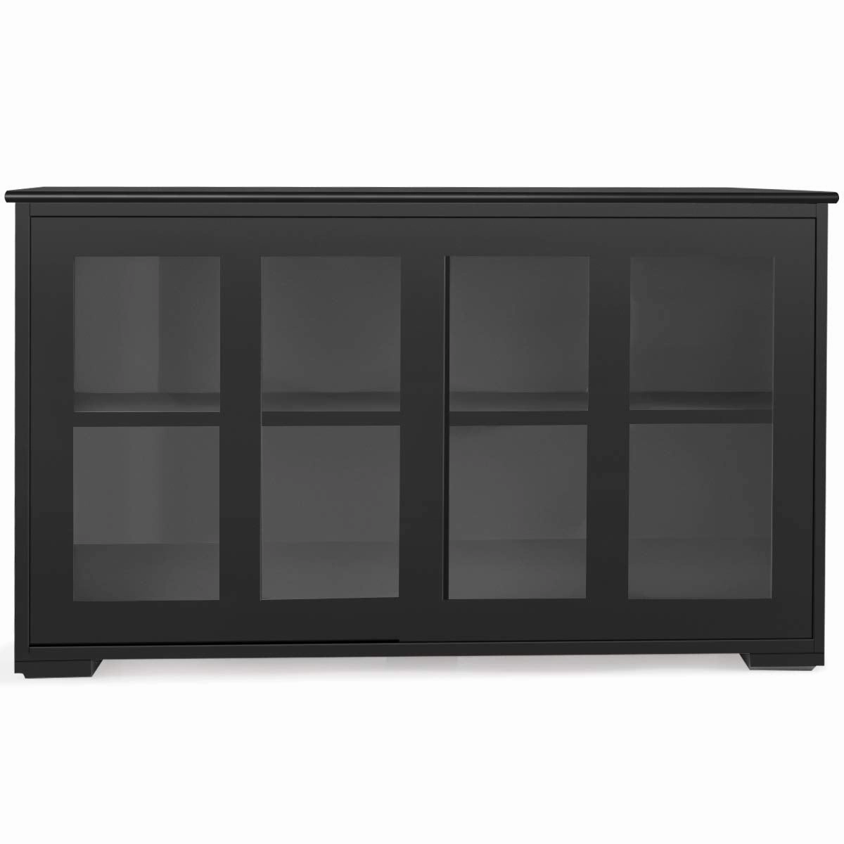 Giantex Buffet Sideboard, Wood Credenza with Sliding Doors